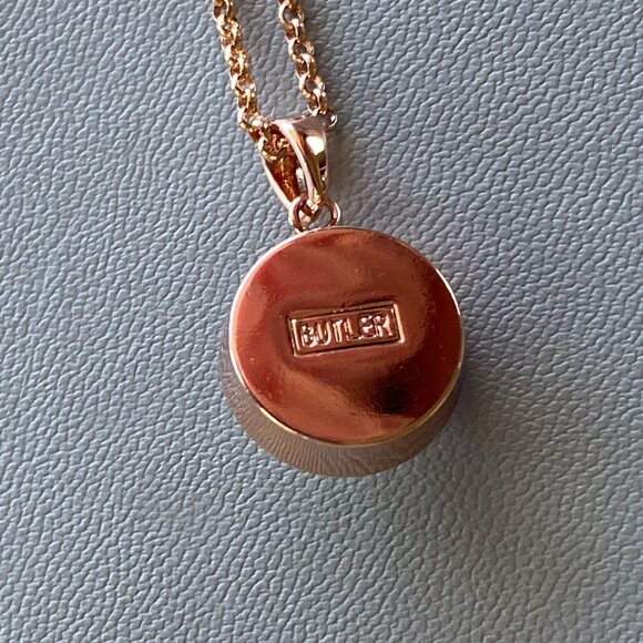Butler FAC Rose Gold Prism Faceted Crystal Necklace NWT - Picture 5 of 9